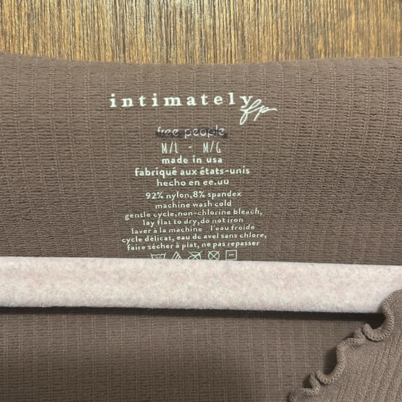 NWOT Free People Easy To Love Seamless Long Sleeve - Picture 4 of 8